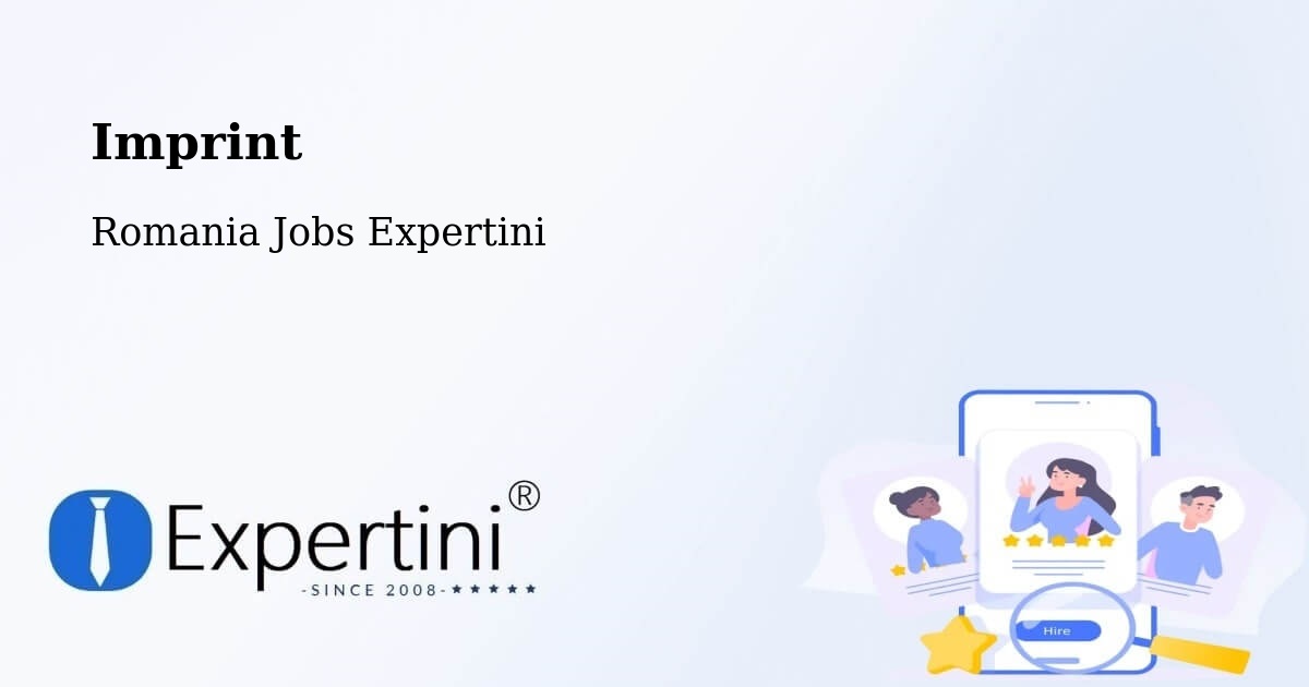 Imprint – Milcovul - Romania Jobs Expertini